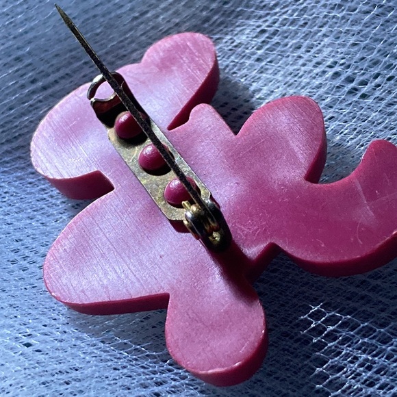 Groovy Love ❤️ 60s Pin Red and Pink - Picture 3 of 8